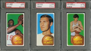 1970 Topps Basketball PSA Graded Complete Set of 175 Cards (89 PSA 9s and 86 PSA 8s) #7 on PSA Registry